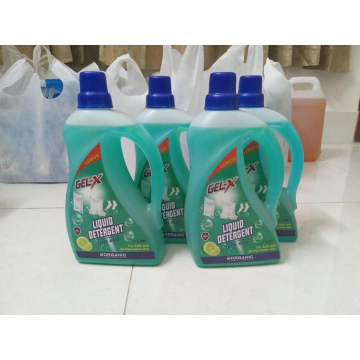 1 L GEL-X Liquid Laundry Detergent (4 pcs) - Bundle Set - 03