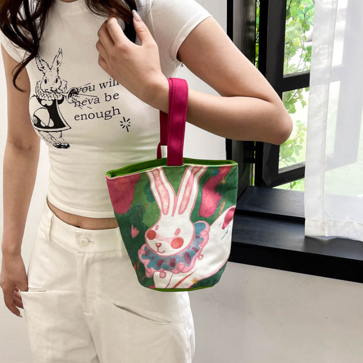Oil%20painting%20style%20handbag%20cute%20print%20shoulder%20bag%20outdoor%20portable%20hand%20bag%20cartoon%20student%20canvas%20bag%20wholesale%20-%20Image%203