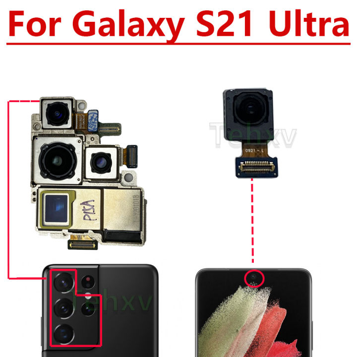 Front Camera Flex For Samsung Galaxy S21 ULTRA S21U SM-G998B, SM-G998U Main Rear Back Camera Flex Cable