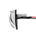 2 Pcs Windshield Washer Wiper, Car Jet Water Spray Nozzle Spout with LED Light Eye Lamp 12V. 