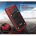 For iPhone X / XS Waterproof Dustproof Shockproof Zinc Alloy + Silicone Case. 