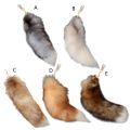 Cute Fox Animal Tail Keychain Fur Pendant Key-Chain Bags Charm Keys-Holder Couple Keyrings for Backpack Car Decoration. 