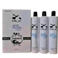 Milk Protein Hair Rebonding Cream Hair Straightening Cream 3 Pcs Combo 900ml. 