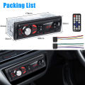 HIVOZ Bluetooth Car Stereo, 4x15W Car Audio FM Radio, MP3 Player USB/SD/AUX Hands Free Calling with Wireless Remote Control.