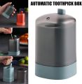 Toothpick Holder Dispenser Toothpicks, Plastic Thickening Tooth Picks Container, Semi-Automatic Toothpick Dispenser Pop-Up Toothpick Storage Box (White). 
