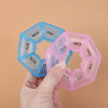 1/3Pcs Plastic Transparent Small Box 7 Day Mini Weekly Tablet Pill Storage Case Vitamin Case Container.