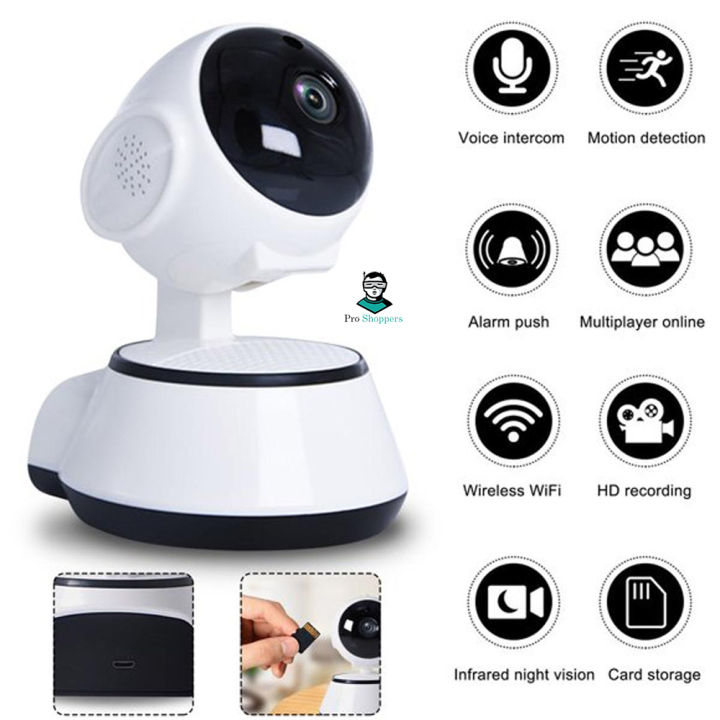 Ip Camera, V380 Wifi Ip Camera 360 Degree Cctv Camera, Wireless Mini Cc Camera