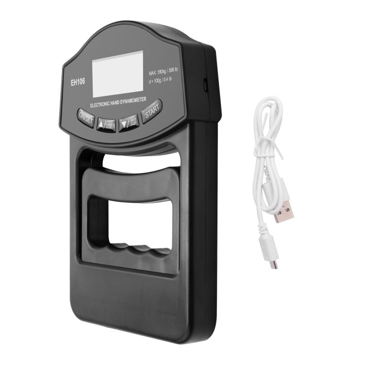 Grip Strength Tester, 396Lbs/180Kg Digital Hand Dynamometer Grip