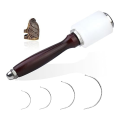 Leather Mallet Hammer Leather Carving Hammer for Leather Craft DIY Engraving Punching Stamping. 