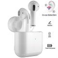 I7S Double Dual Mini Wireless 4.1 Bluetooth Earphone With Power Case - White.