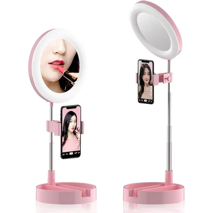 G3 Live Makeup Multipurpose desk Lamp LED Retractable Selfie Ring Light Dimmable Ring Lamp Photographic Lighting Tripod for lamp Stream LED Camera