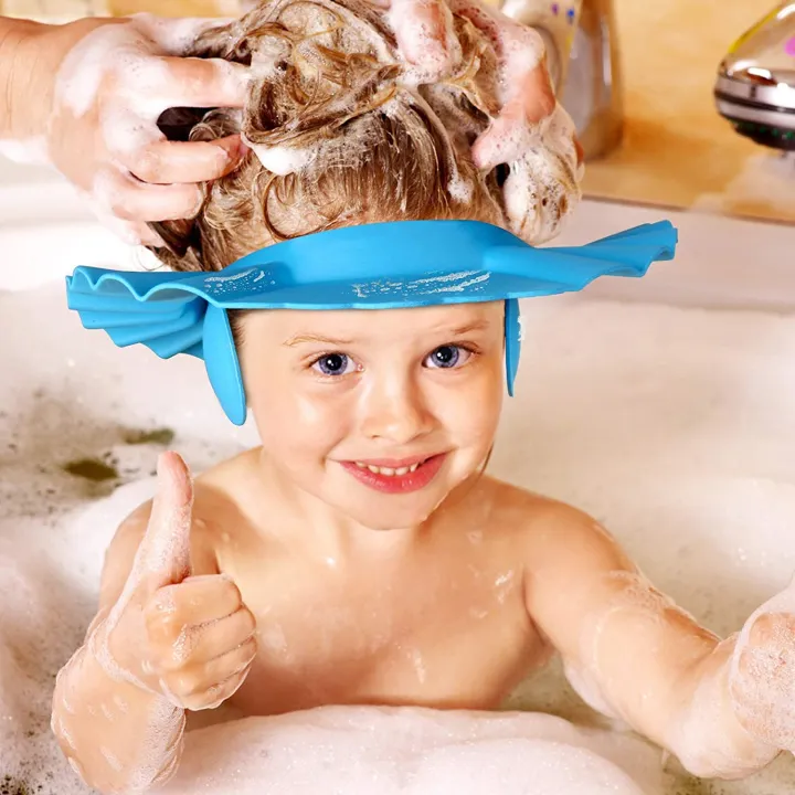 Baby%20Shower%20Cap,%201Pcs%20Adjustable%20Baby%20Shampoo%20Cap%20Waterproof%20Bath%20Cap%20for%20Baby%20Kids%20Children'S%20Ear%20Protection%20Bath%20Shower%20Cap%20-%20Image%202