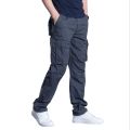 Export Quality Cotton Twill Cargo Pant For Men Pants 6-Pocket Olive & Black with Adjustable Drawstring (2026 Collection). 