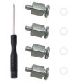 1Set M.2 SSD Screw Kit NGFF NVME SSD Standoff Mounting M.2 NGFF/NVMe Screw Set Computer Hard Drive Screw for A- M.2 SSD. 