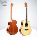 Deviser L-720A With EQ N Tuner Spruce Mahogany High Glossy Semi Acoustic Guitar. 