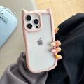 3D Cute Cat Ear Phone Case for iPhone 16 15 14 13 12 11 Pro Max happyLuxury Cartoon Transparent Shockproof Clear Acrylic Cover Bumper.