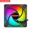 DM1 Cooler Fan ARGB PC CPU Silent Case Luminous Fan 4.72” Cooling PC Fans With Hydraulic Bearing Low Noise Computer RGB Case Fans Optional Wind Direction RGB Silent Cooler. 