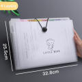 File Organizer With 8/12 Pockets Zipper File Folder Transparent File Packet. Multi-pocket File Folder Expandable File Holder Waterproof Expanding File Folder.