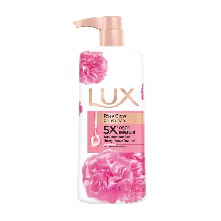 International Thailand product Lux Rosy Glow Fragrance Body Wash
