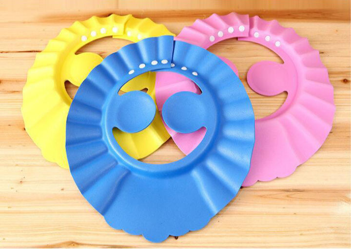Baby%20Waterproof%20Ear%20protection%20Shower%20Cap%20Children's%20Waterproof%20Bathing%20Cap%20Adjustable%20-%20Image%205