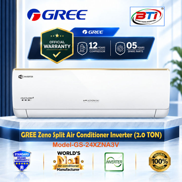 GREE Zeno Split Air Conditioner Inverter (2.0 TON) Model - GS-24XZNA3V
