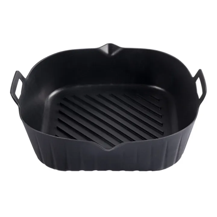 YKS%201PCS%20Air%20Fryer%20Silicone%20Pot%20Air%20Fryer%20Basket%20Liner%20Non-Stick%20Oven%20Baking%20Tray%20-%20Image%202