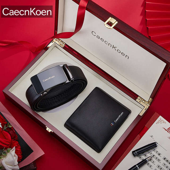 CaecnKoen%20Men's%20Genuine%20Leather%20Belt%20Short%20Wallet%20Set%20Top%20layer%20Cowhide%20Pants%20with%20Light%20Luxury%20Gift%20for%20Father%20-%20Image%206