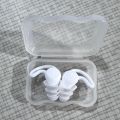 High Quality Silicone Noise Reduction Earplug  Reusable Soft Ear Protector for Sleeping, Studying, Travelling, Concert & Work. 