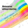 1/5 Roll Marking Stickers Transparent Fluorescent Tape Index Tabs Taking Notes Label Gift School Office Highlighter Tape. 