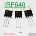 IRF640 IRF640PBF IRF 640 200V 18A 125W TO-220 N-Channel Power MOSFET 3 Pin Leads IC Power Transistors. 