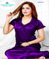 Women Sleeping Gown in Solid Colors - Enjoy a Great Night's Rest in This One-Piece Nightdress.