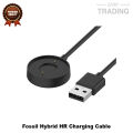 Fossil Hybrid HR Magnetic Charging Cable 2 Pin High Quality USB Charger Cable USB Charging Cable Dock Bracelet Charger for Fossil Hybrid HR Smart Watch.