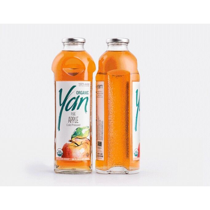 YAN Organic apple Juice -946mL (No added sugar) - Armenia