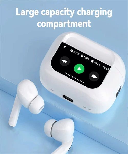 Airpods%20A9%20Pro%202%20ANC/ENC%20With%20Screen%20Display%20%20Dobble%20Dark%20Touch%20Control%20Noise%20Reduction%20Long%20Battery%20Bluetooth%20Headphone%20-%20Image%208