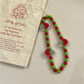 Trendy Mobile Strap Charm Beads Chain Bracelet Jewelry for Women Girls Anti-Lost Lanyard Accessories Gifts. 
