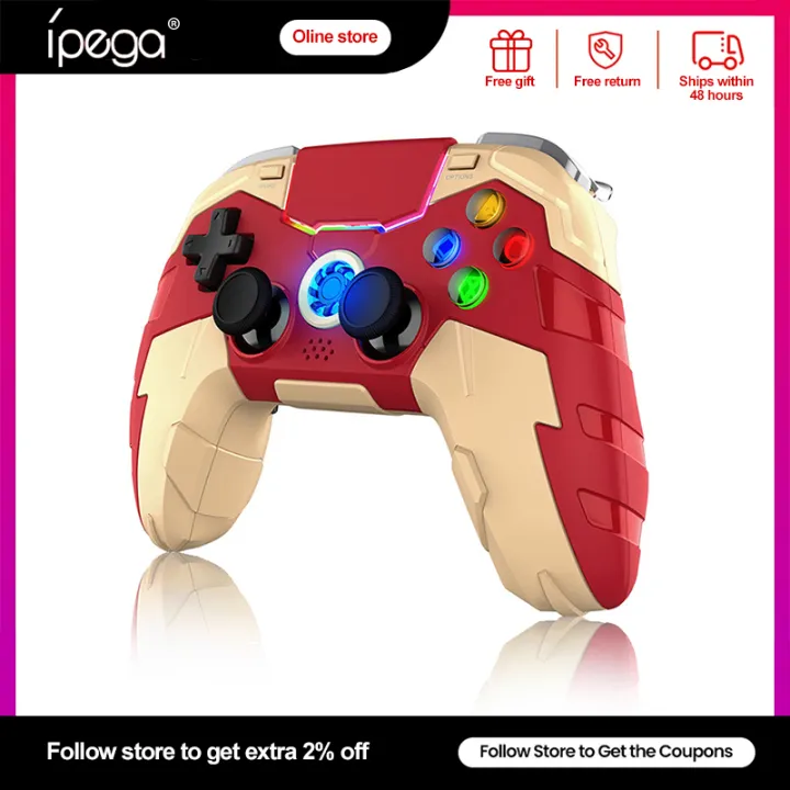 PCoid mobile phone S3 MFi PS4 Ption 4 handle is suitable for PPG-402Ipega 0A Bluetooth game controller touchpad wireless game controller playsta game iOS Andr