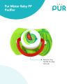 PUR Orthodontic Silicon Soother (6m+) - (14029).