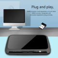 H18 Mini Full Touch Screen 2.4GHz Air Mouse Touchpad Backlight Wireless Keyboard Plug And Play Smart QWERTY Keyboard for IPTV.