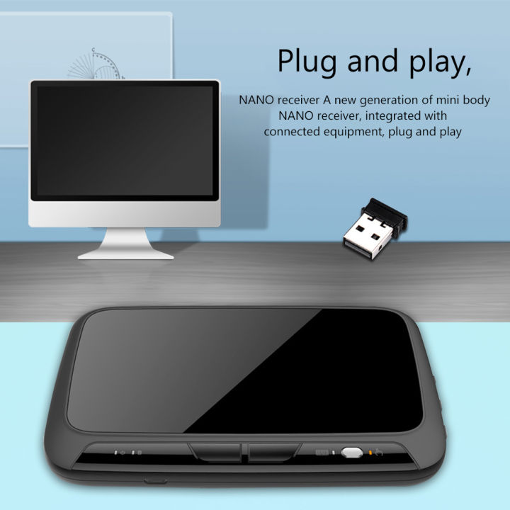 H18%20Mini%20Full%20Touch%20Screen%202.4GHz%20Air%20Mouse%20Touchpad%20Backlight%20Wireless%20Keyboard%20Plug%20And%20Play%20Smart%20QWERTY%20Keyboard%20for%20IPTV%20-%20Image%205