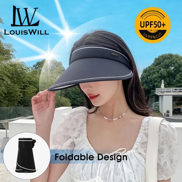 LouisWill%20Women%20Sun%20Cap%20Sun%20Visor%20Hat%20Foldable%20Empty%20Top%20Hat%20Casual%20Sport%20Sun%20Hats%20Portable%20Beach%20Cap%20Large%20Brim%20Cap%20Sun%20Protection%20Cap%20UV%20Protection%20Straw%20Hats%20With%20Windproof%20Rope%20for%20Outdoor%20Travel%20-%20Image%202