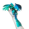 3D Printed Dragon With Wings Animals Toy Crystal Dragon Fidget Toys Full Articulated Dragon Crystal Dragon Adults Fidget Toys For Autism ADHD Home Office Decor Fayshow. 