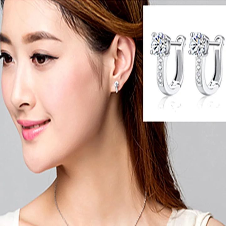 100%25%20Real%20925%20Sterling%20Silver%20U%20Type%20Earring%20Korean%20Earrings%20for%20Women%20New%20Jewelry%20Gifts%20CME1504%20-%20Image%202
