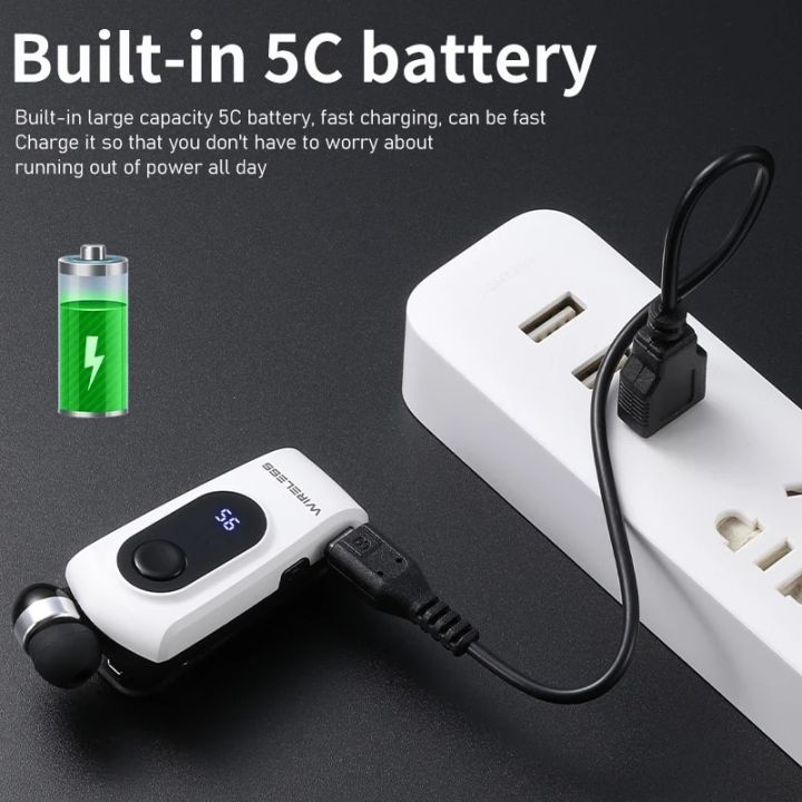 Wireless%20Bluetooth%20Headset%20Clip%20Ears%20In%20Lotus%20With%20Wire%20Headphone%20Retractable%20Wire%20Stereo%20Handsfree%20Earbuds%20Ear%20Blues%20For%20Phone%20-%20Image%203