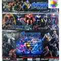 6 styles Marvel Toys The Avengers Figure with led Superhero Action Figure Collectible Model. 