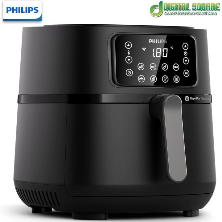 Philips HD9285/91 Series-5000 Digital 16-in-1 XXL Smart Wi-Fi Air Fryer | 7.2 Liter