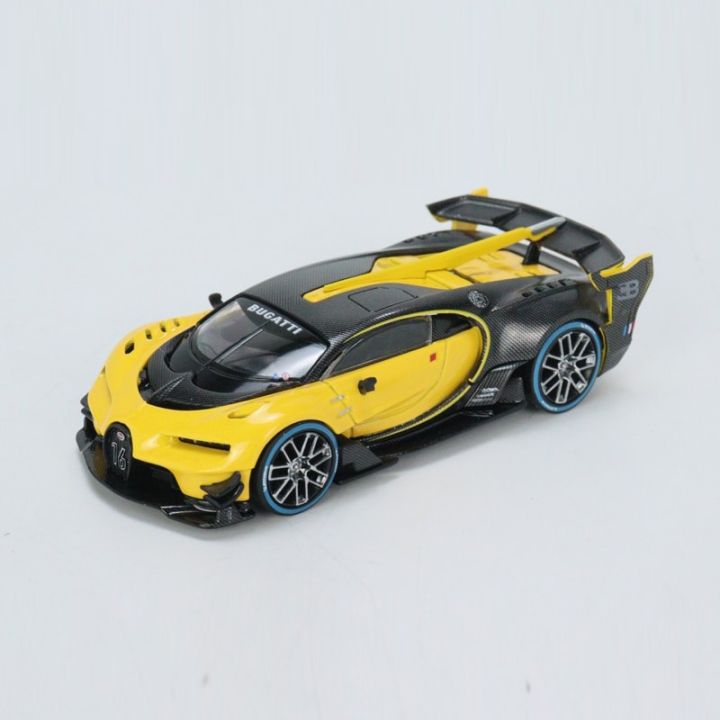 MINI%20GT%201:64%20Bugatti%20Gran%20Turismo%20Alloy%20Model%20Car%20Die-cast%20Vehicle%20Display%20-%20Yellow%20LHD%20-%20Image%206