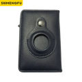 2024For Apple Airtag Wallet Men Carbon Fiber ID Credit Card Holder Rfid Slim Airtag Slide Wallet Designer Cardhol %s: %s. 