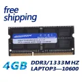 【happy one】Ram memoria DDR3 4gb 1333 PC10600 for laptop for intel. 