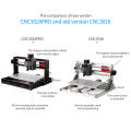 KOGEEK 5500mw Upgrade Version CNC 3018 Pro GRBL Control DIY Mini CNC Machine 3 Axis Pcb Milling Machine Wood Rou-ter Engraver with Offline Controller with ER11 and 5mm Extension Rod Working Area 300*180x40mm.