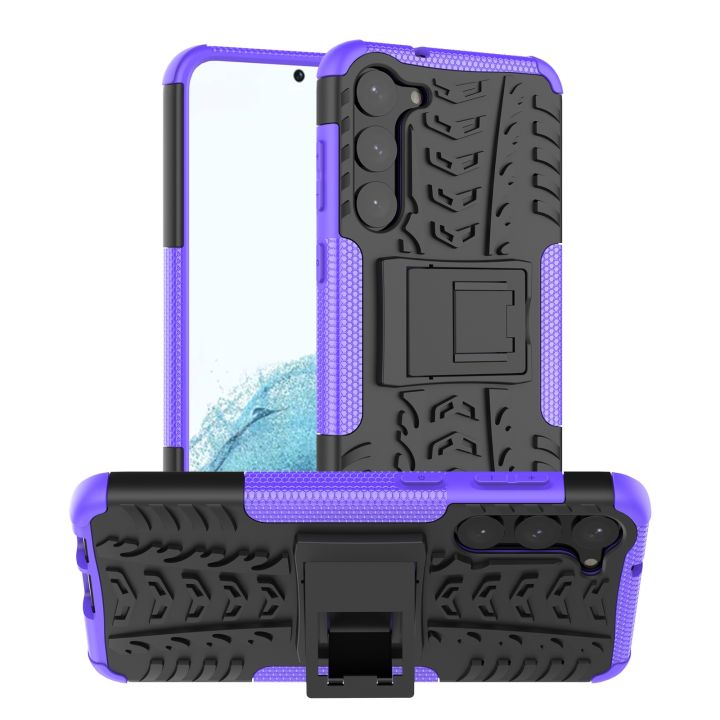 For%20Samsung%20Galaxy%20S23+%205G%20Tire%20Texture%20TPU%20+%20PC%20Phone%20Case%20with%20Holder%20-%20Image%209